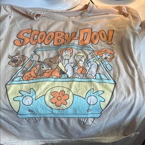 Cream Retro Cartoon Short Sleeve Tee